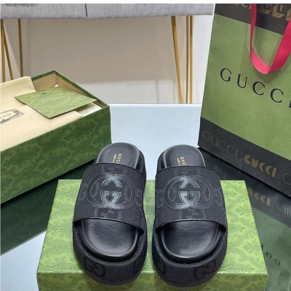 Gucci Shoes - Gucci Black Sandals